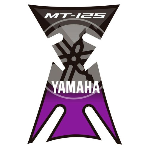 Autocollants Compatible Avec De Protection De Réservoir De Moto Yamaha Mt 125 Mod.2