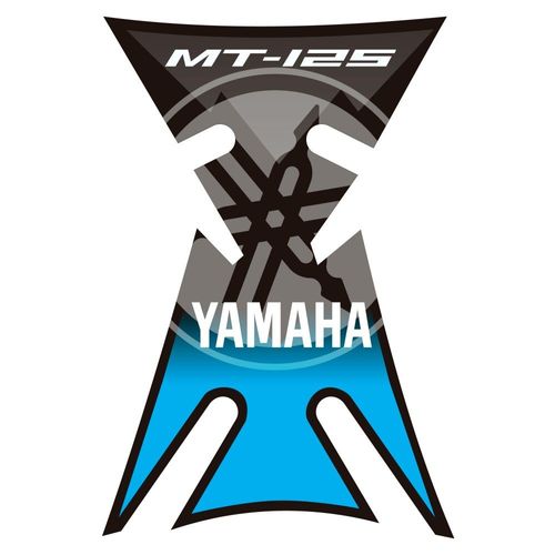 Autocollants Compatible Avec De Protection De Réservoir De Moto Yamaha Mt 125 Mod.2