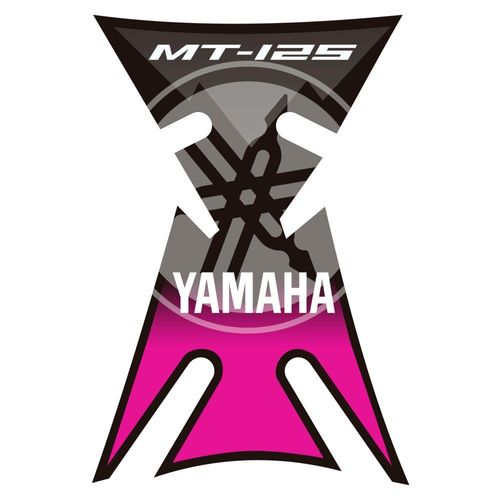 Autocollants Compatible Avec De Protection De Réservoir De Moto Yamaha Mt 125 Mod.2