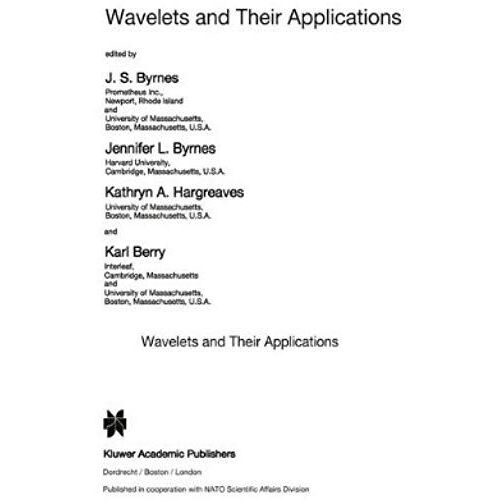 Wavelets And Their Applications