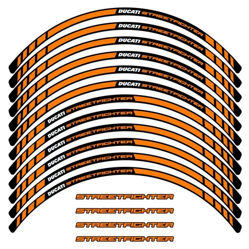 Kit Autocollants Compatible Avec Avecjante Moto Ducati Streetfighter