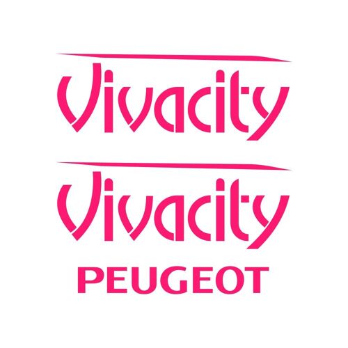 Kit Autocollants Compatible Avec Scooter Moto Peugeot Vivacity