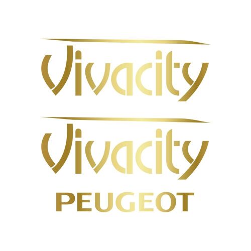 Kit Autocollants Compatible Avec Scooter Moto Peugeot Vivacity