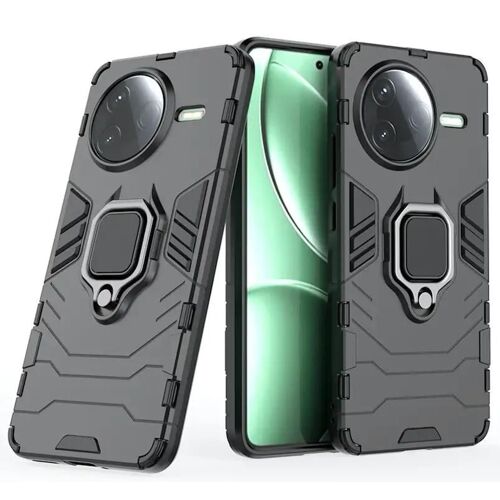 Coque Pour Xiaomi Poco F7 Pro 5g - Housse Etui Rigide Anti Choc + Verre Trempe - Noir