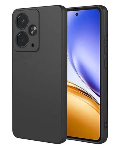 Coque Pour Realme 14 5g / 14t 5g - Housse Etui Silicone Gel Fine + Verre Trempe - Noir