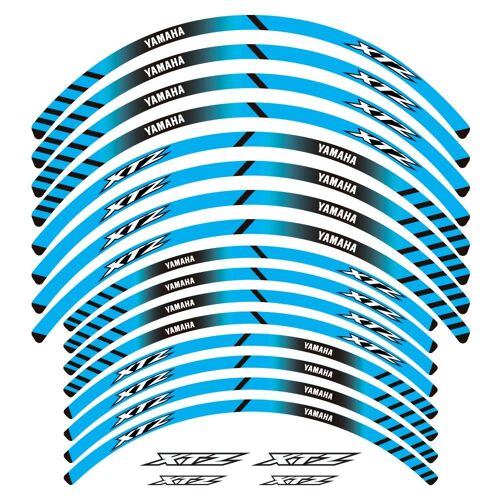 Kit Autocollants Compatible Avec Avecjante Moto Yamaha Xtz Mod.4