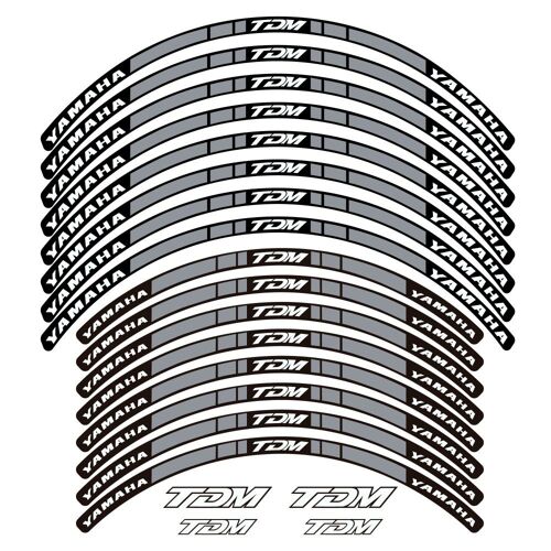 Kit Autocollants Compatible Avec Avecjante Moto Yamaha Tdm