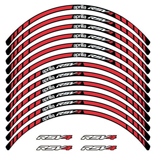 Kit Autocollants Compatible Avec Avecjante Moto Aprilia Rsv4