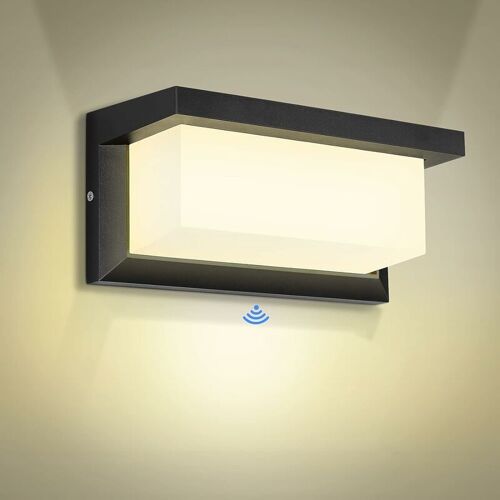 Applique Murale Exterieur Led Applique Murale Avec Detecteur De Mouvement Moderne Blanc Chaud Appliques Murales Etanche Ip65 Pour Cour Jardin Terrasse Proche Patio Villa Couloir¿30w¿ Goodnice