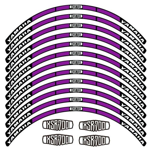 Kit Autocollants Compatible Avec Avecjante Moto Yamaha Xsr 700