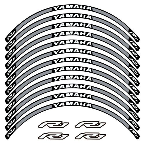 Kit Autocollants Compatible Avec Avecjante Moto Yamaha R1 2021-22