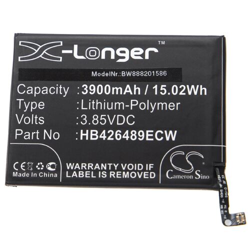 Batterie Vhbw Compatible Avec Le Téléphone Portable Huawei Honor V20 Téléphone Portable (3900mah, 3.85v, Li-Polymère)