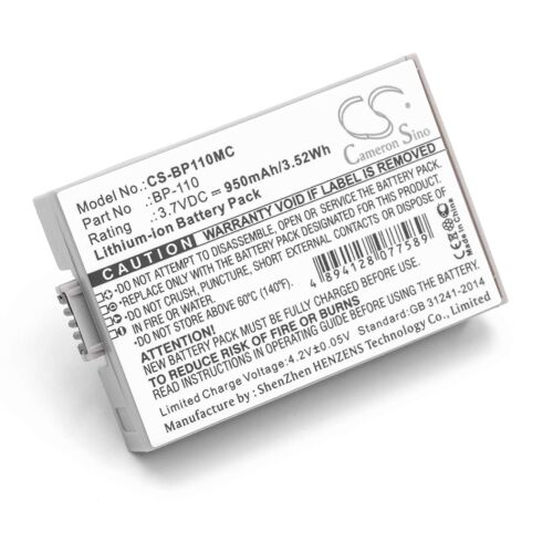 Batterie vhbw compatible avec Canon Vixia HF R21, HF R200, HF R206, HF R26, HF R28, HF R20 caméscope caméra vidéo (950 mAh, 3,7 V, Li-ion) + infochip