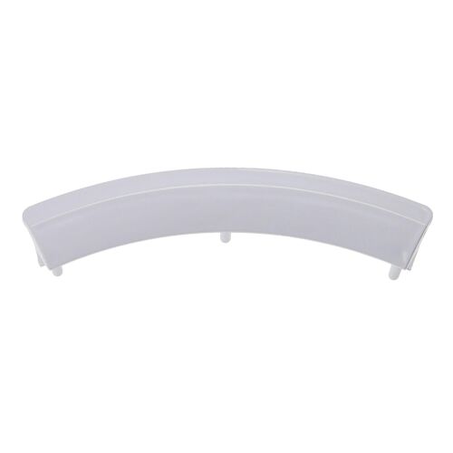 Poignée de porte vhbw compatible avec Siemens E 46.17 WT46E172NL sèche-linge plastique blanc