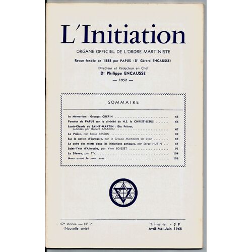 L'initiation 2
