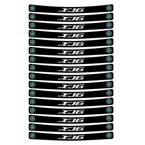 Kit Autocollants Compatible Avec Avecjante Moto Yamaha Xj6 Mod.3