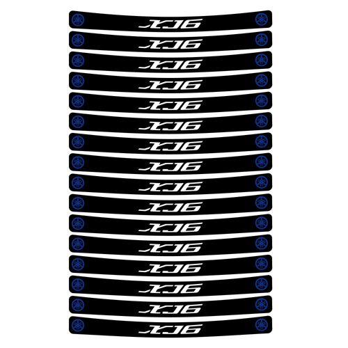 Kit Autocollants Compatible Avec Avecjante Moto Yamaha Xj6 Mod.3
