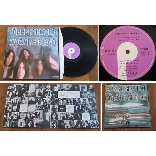 Album Lp 33t Vinyle 12" Deep Purple «Machine Head» France 1972
