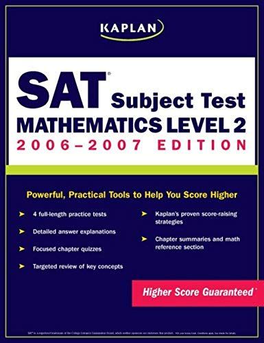 Kaplan Sat Subject Test: Mathematics Level Ii 2006-2007 (Kaplan Sat Subject Test. Mathematics)