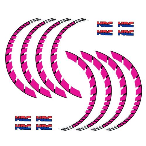 Kit Autocollants Compatible Avec Avecjante Moto Honda Hrc Mod.2