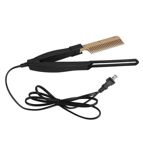 Brosse De Peigne De Lissage Électrique Chauffage Électrique Outil Chaud Utilisation Humide / Sèche (Prise Us 110v)