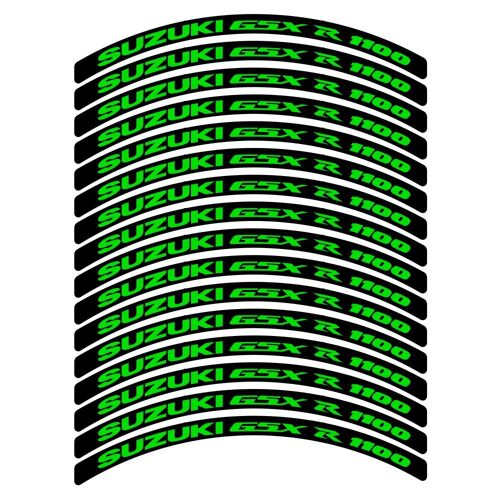 Kit Autocollants Compatible Avec Avecjante Moto Suzuki Gsxr 1100 Mod.2