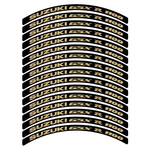Kit Autocollants Compatible Avec Avecjante Moto Suzuki Gsxr 1100 Mod.2