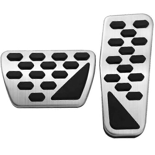 Exquis Couvercle De Pédale D'accélérateur Et De Frein Kit De Tapis De Pédale Automatique En Acier Inoxydable Adapté Aux Modèles Jl 2018-2020, 2 Pcs