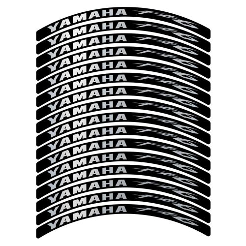 Kit Autocollants Compatible Avec Avecjante Moto Yamaha Fz6 Mod.2