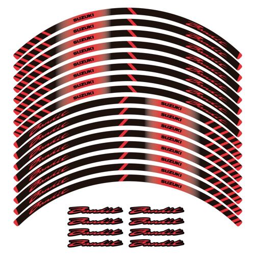 Kit Autocollants Compatible Avec Avecjante Moto Suzuki Bandit Mod.3