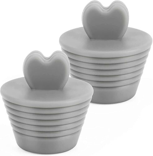 2pcs Caoutchouc Évier Drainer Silicone Plug Bouchon Plug Pour Baignoire Cuisine Et Salle de Bain Silicone Plug