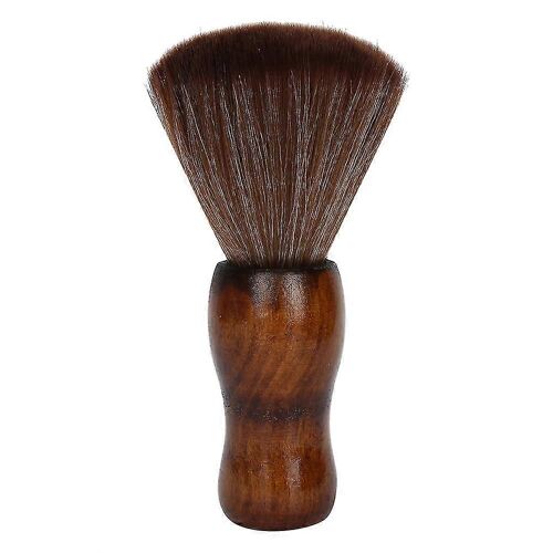 Brosse À Plumeau Pour Cheveux Avec Poils Souples Et Manche En Bois - Idéale Pour Enlever Les Cheveux Cassés Dans Les Salons