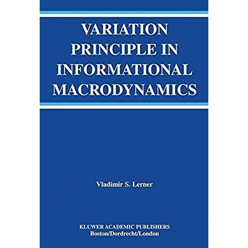 Variation Principle In Informational Macrodynamics