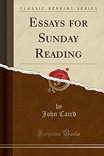 Essays For Sunday Reading (Cla