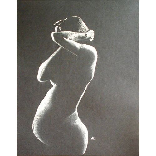 Clair Obscur Iii - Pastel Sur Canson (32 X 24 Cm) - 2007 - Valérie Lamarre