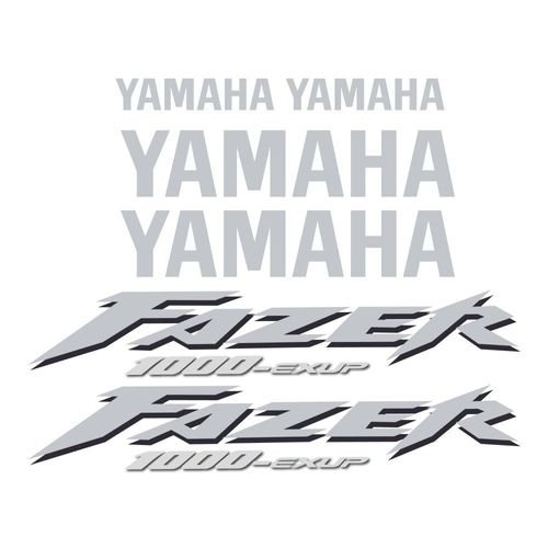 Kit Autocollants Compatible Avec Moto De Route Yamaha Fzs 1000 Fazer 2001