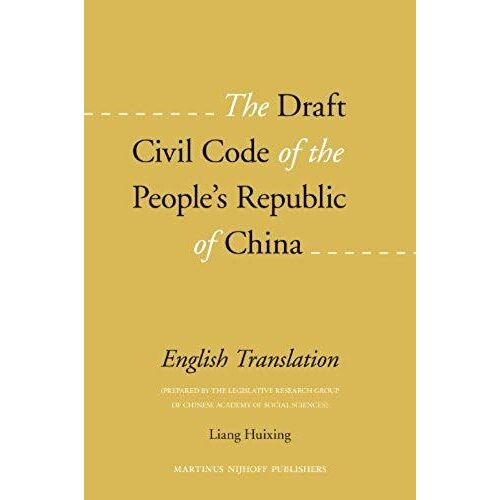 The Draft Civil Code Of The People's Republic Of China