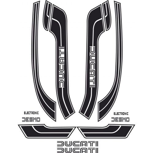 Autocollants Compatible Avec Moto Classique Ducati Desmo
