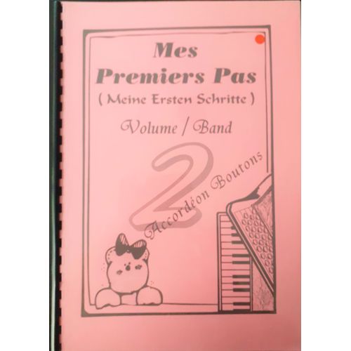 Vincent Menweg : Mes Premiers Pas (Meine Ersten Schritte) Volume 2 Accordéon Bouton