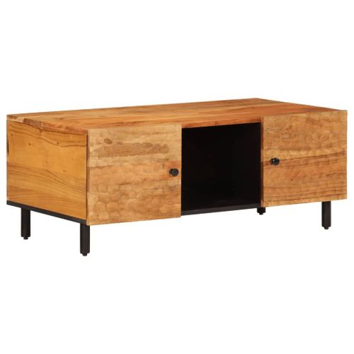 Vidaxl Table Basse 100x54x40 Cm Bois Massif D'acacia