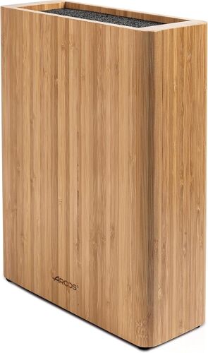 Chicslick-Ensemble De Blocs À Couteaux Universels En Bambou ¿ Sans Couteaux, Dimensions 22x9x28 Cm, 3700 G ¿ Couleur Marron, Série Tacos Universales[X1022]