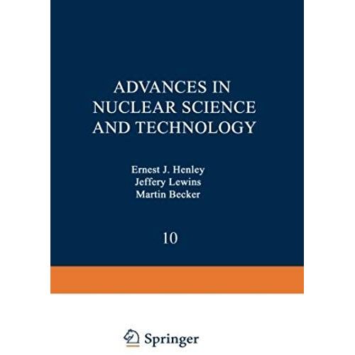 Advances In Nuclear Science And Technology
