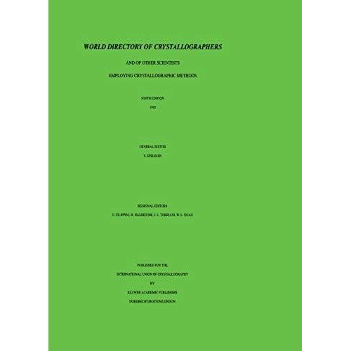 World Directory Of Crystallographers