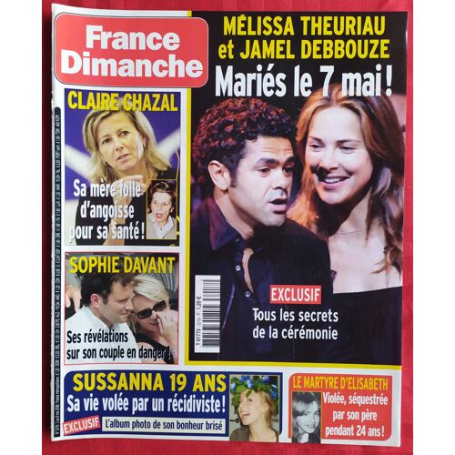 France Dimanche N°3218 - Mélissa Theuriau Et Jamel Debbouze - Coupure De Presse, Clipping De 2008