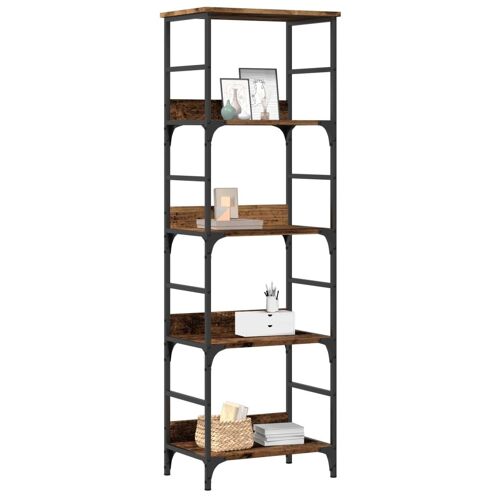 vidaXL Bibliothèque vieux bois 50x33x153 cm bois d'ingénierie
