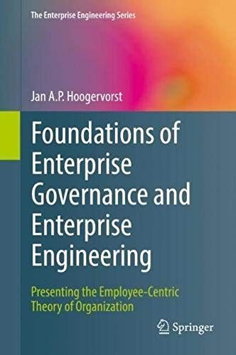 Foundations Of Enterprise Governance And Enterprise Engineering