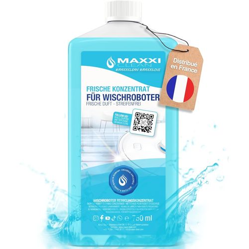 KAL-Nettoyant Pour Robot D'Aspiration 750 Ml | Parfum Frais | Nettoyant Sols Universel Concentré | Liquide D'Essuyage Produits De Nettoyage Sols Parquet Carrelage