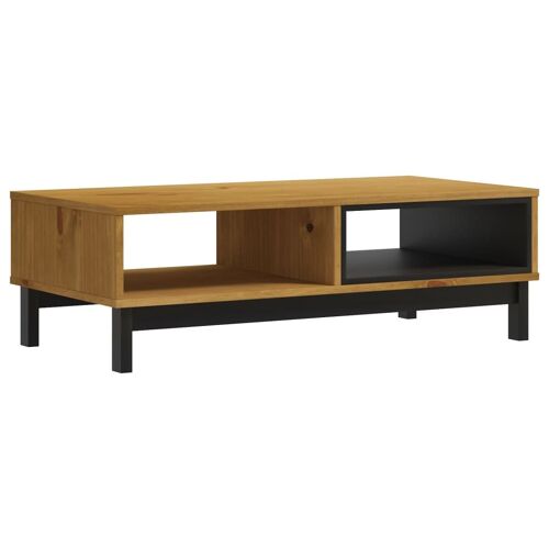 Vidaxl Table Basse Flam 100x50x32,5 Cm Bois De Pin Massif