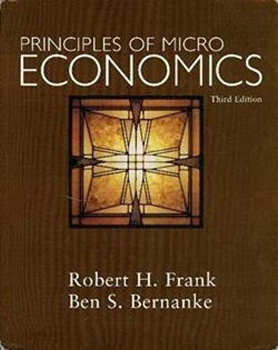 Principles Of Microeconomics By Robert Frank