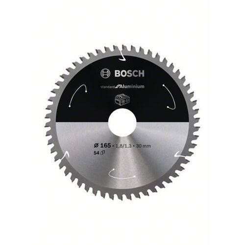 Bosch Lame de scie circulaire Standard for Aluminium pour scies sans fil 165x1.8/1.3x30, T54 - 2608837764